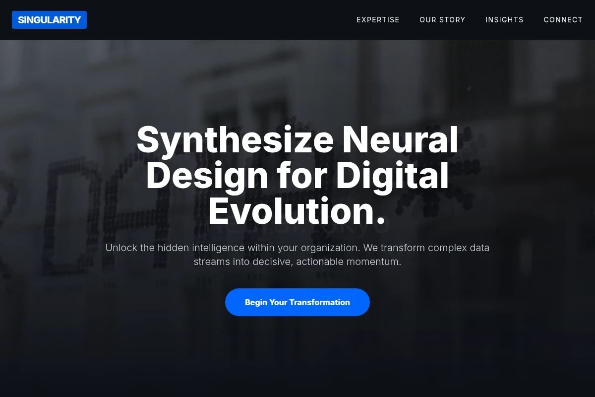 Singularity Data Science